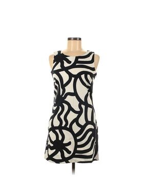2009 A TRIBUTE TO MARIMEKKO for H&M Black White Geo Print Summer Dress - US 6